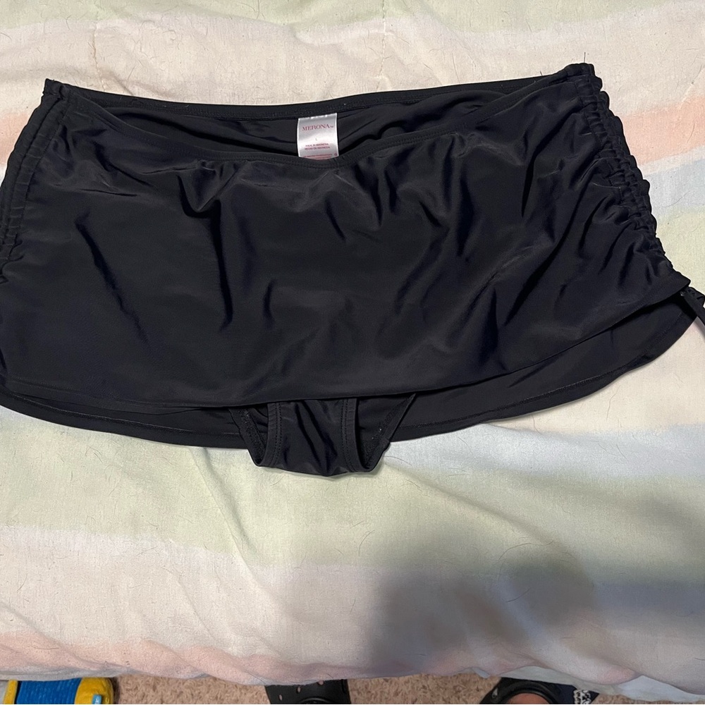 Merona Black Skirt built in bikini.